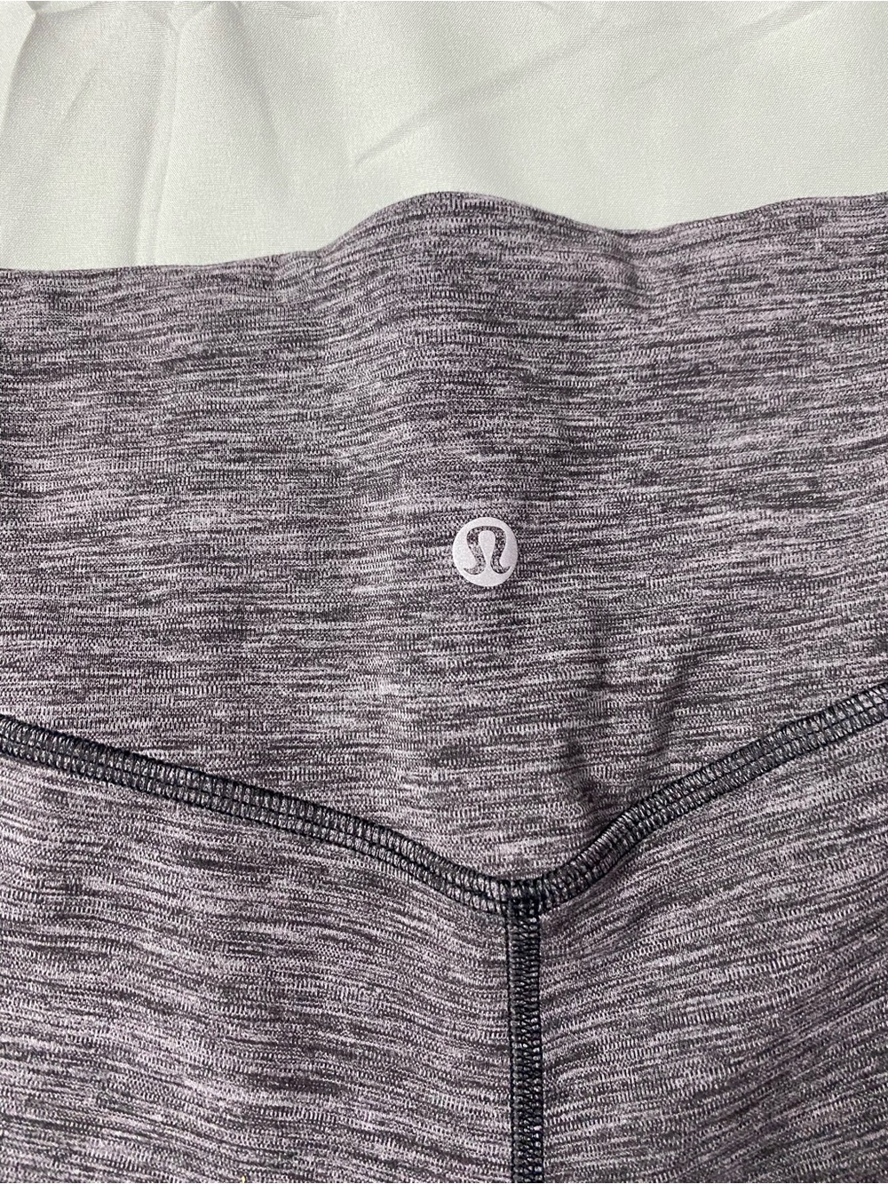 Lululemon Align High-Rise Cropped Jogger Heathered Space Gray  POCKETS- Size 12 - Picture 9 of 9